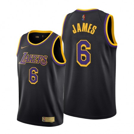 Herren NBA Los Angeles Lakers Trikot LeBron James 6 Nike 2021-2022 Earned Edition Swingman